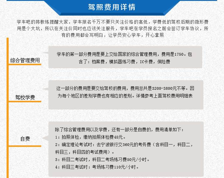 学车费用多少